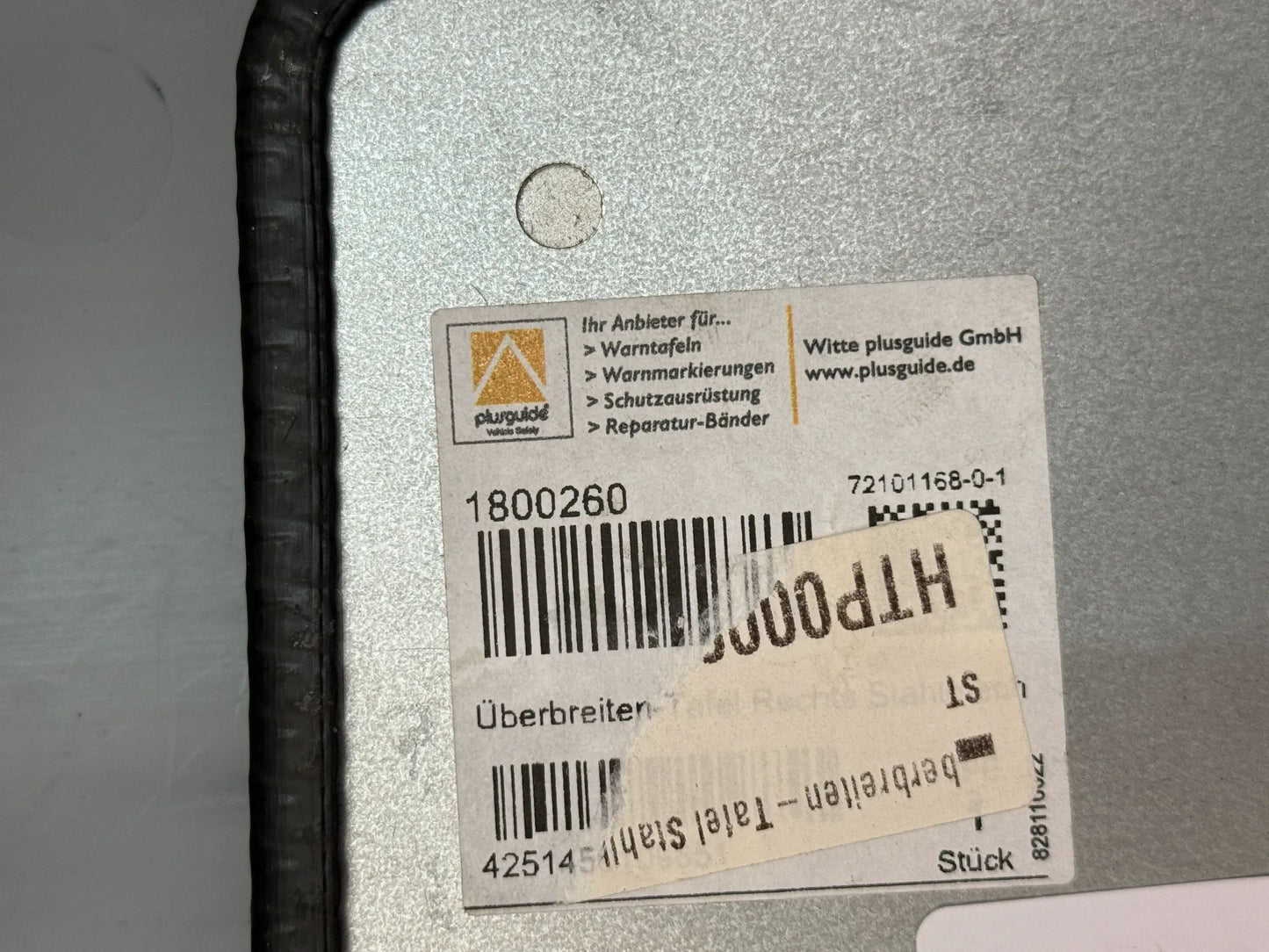 Witte Technology GmbH Warntafel klappbar 1800260 rechtsweisend NEU