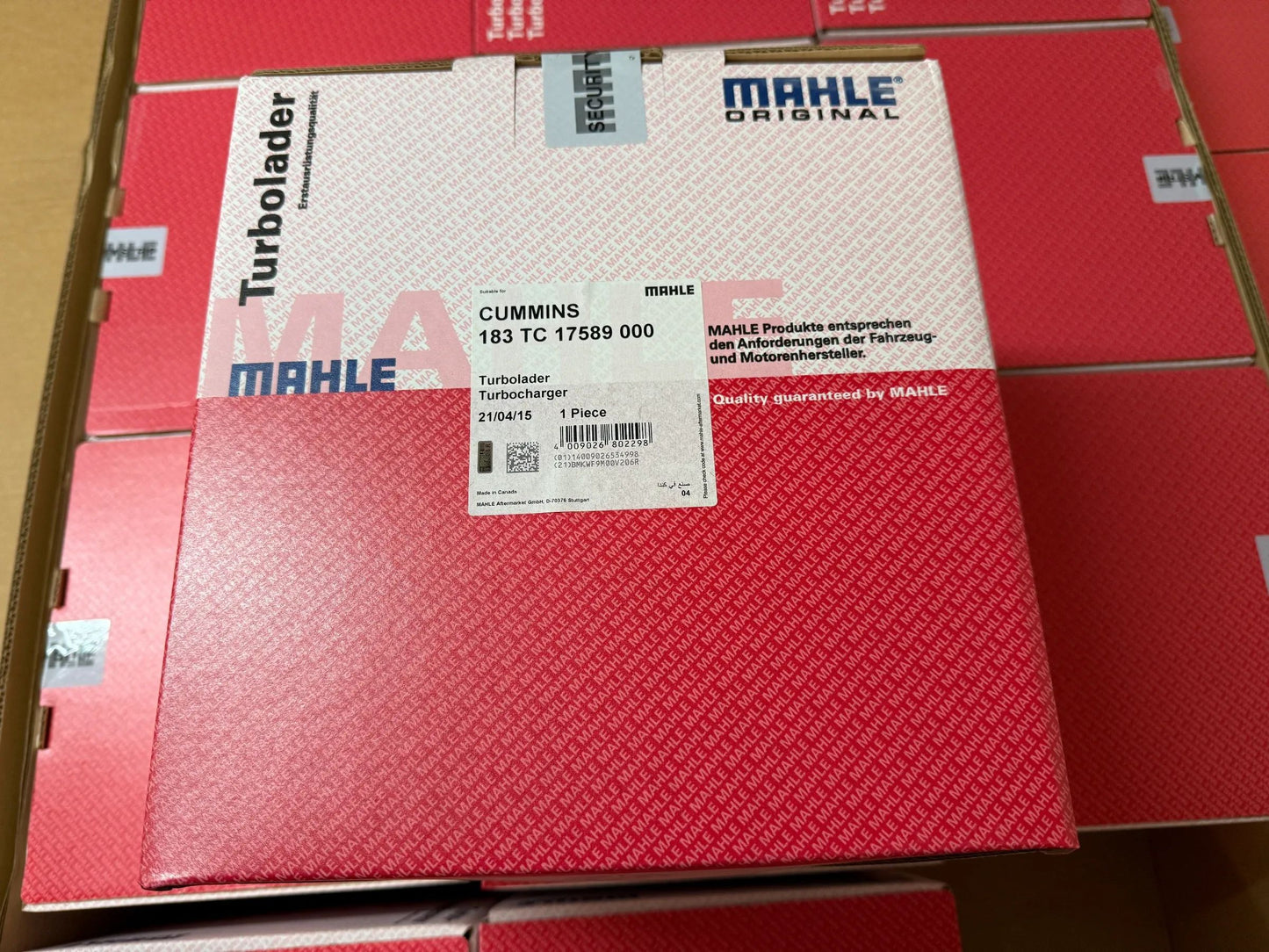 Original Mahle CUMMINS Turbolader 183TC17589000 NEU