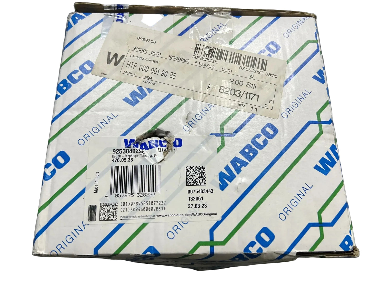Original WABCO Bremszylinder 9253840290 NEU