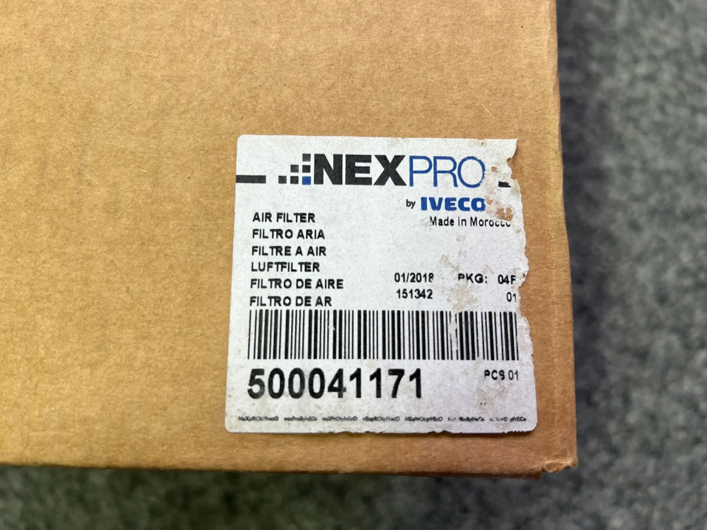 Original Iveco NEXPRO Luftbehälter Luftfilterpatrone 500041171 NEU