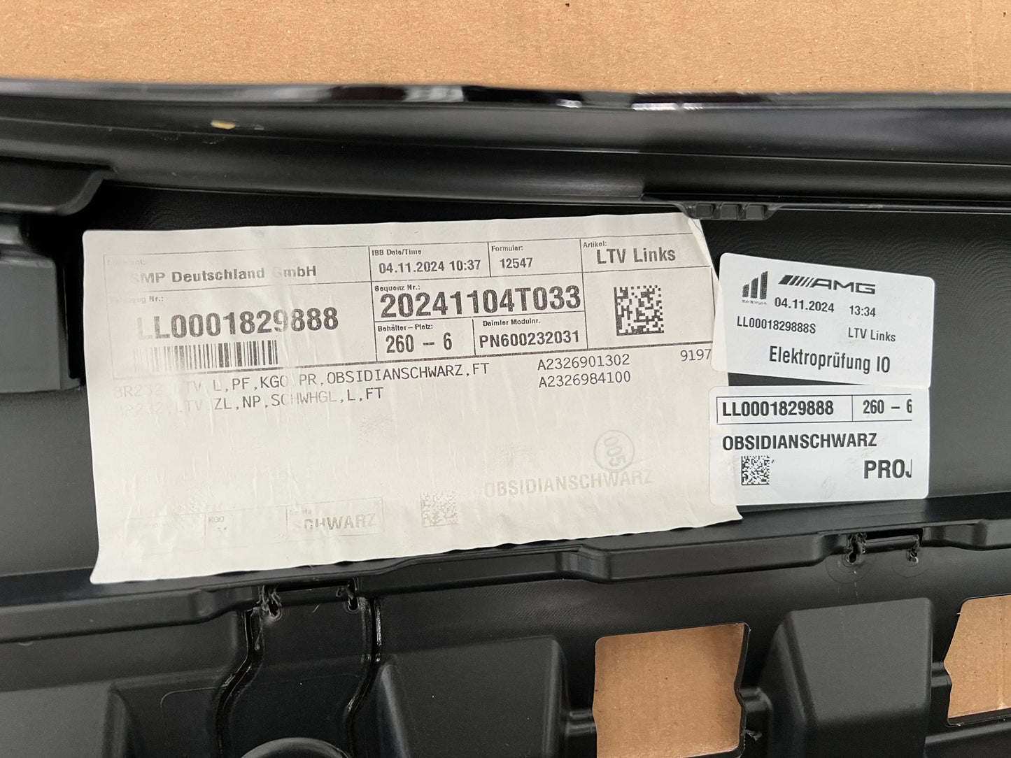 Mercedes-Benz SL 63 AMG W232 Längsträger Verkleidung Links Außen A2326901302