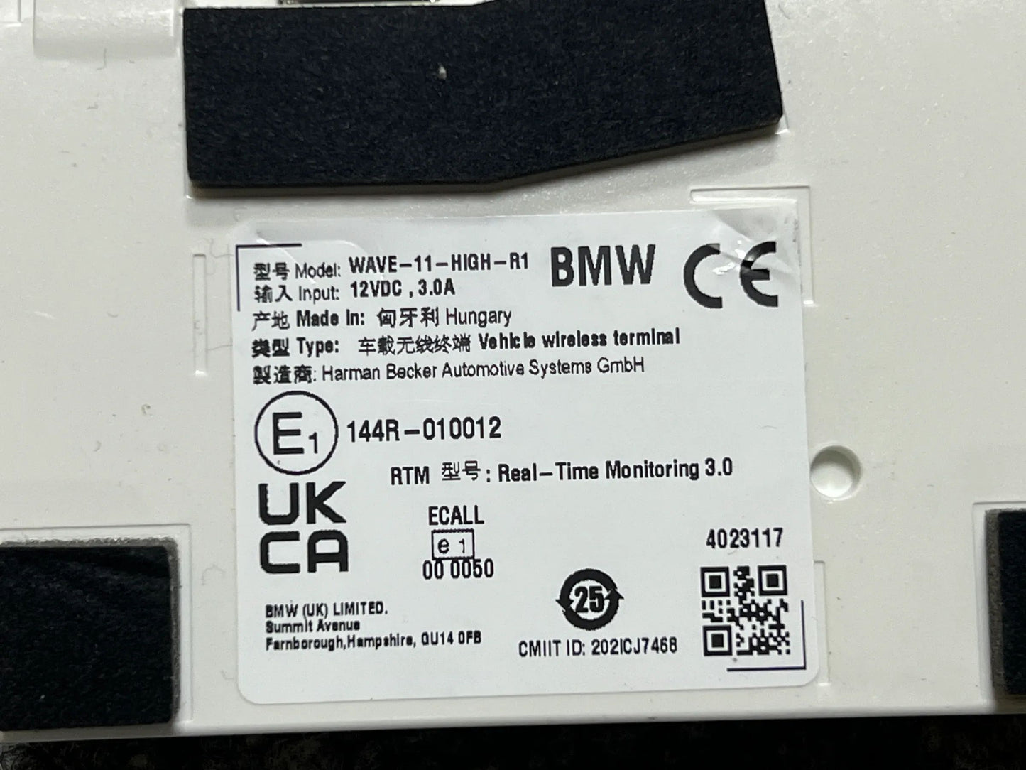 Original BMW Steuergerät für die Telematik-Antenne 5A67214 NEU