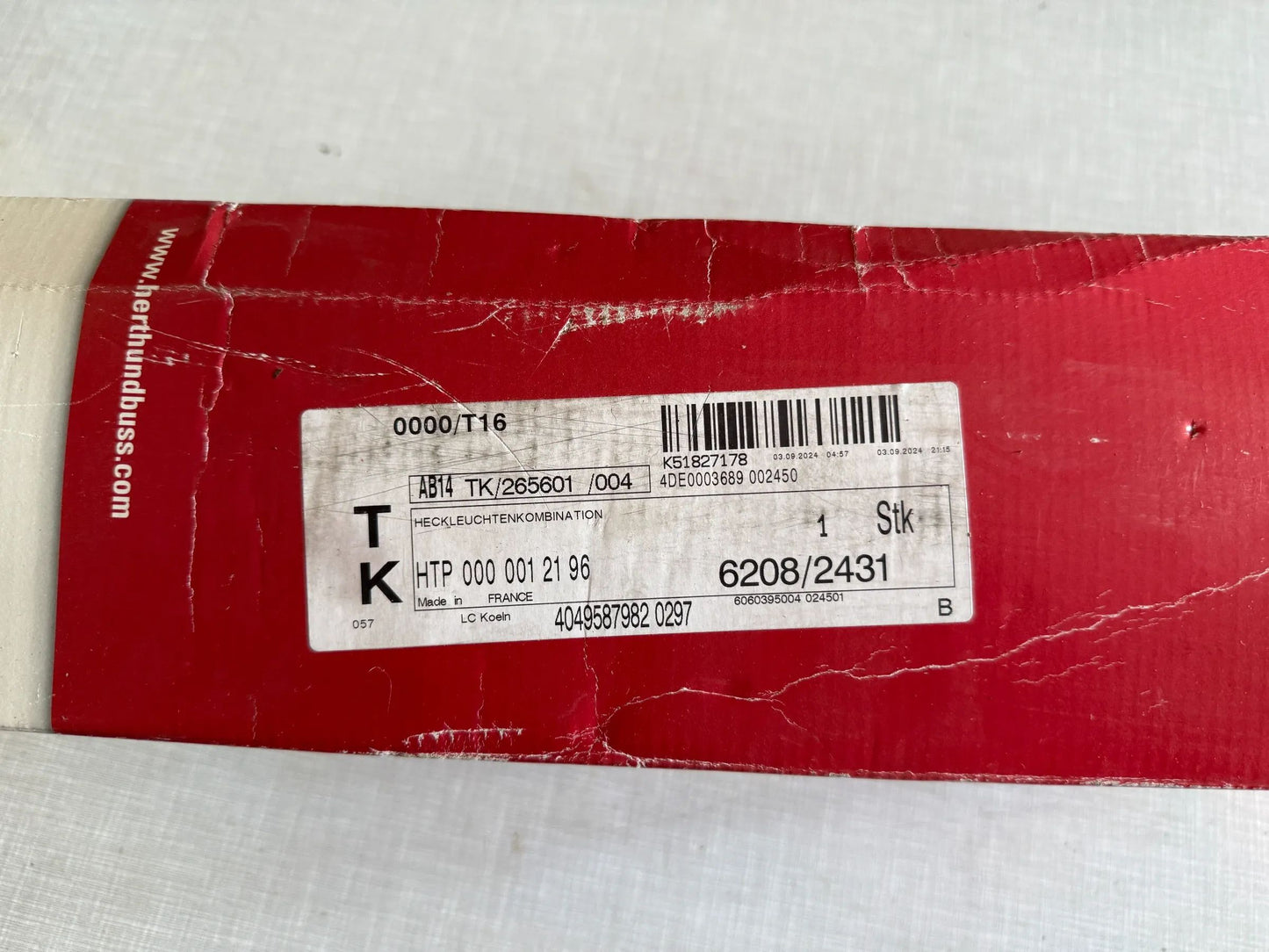 Original Herth+Buss Fahrzeugteile GmbH & Co. KG Rückleuchte rechts 83840686 NEU