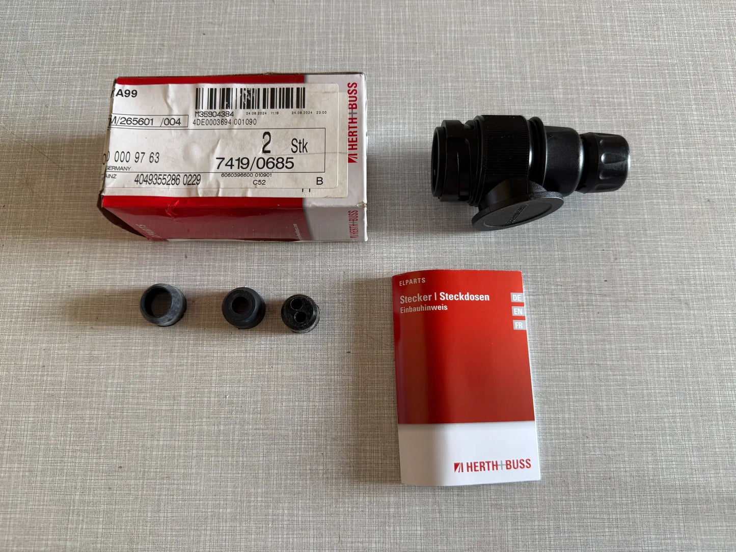 Original Herth+Buss Fahrzeugteile GmbH & Co. KG Anhängerstecker 51305630 NEU