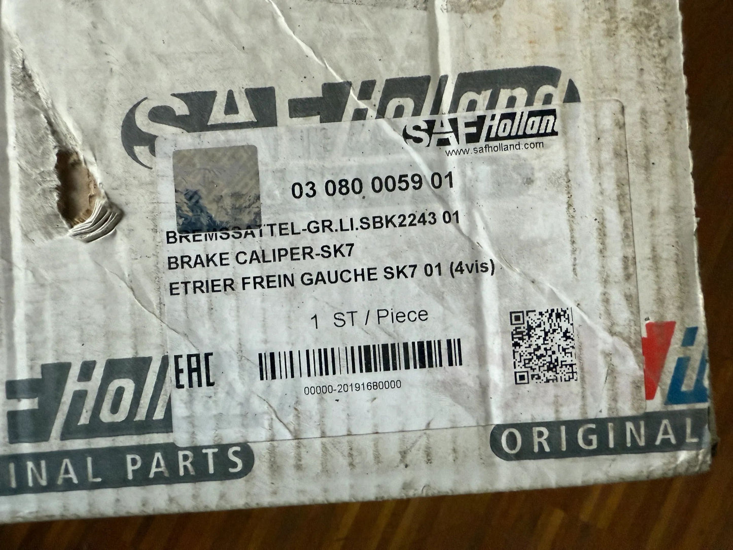Original SAF Bremssattel links SBK 2243 01 - 03080005951 NEU
