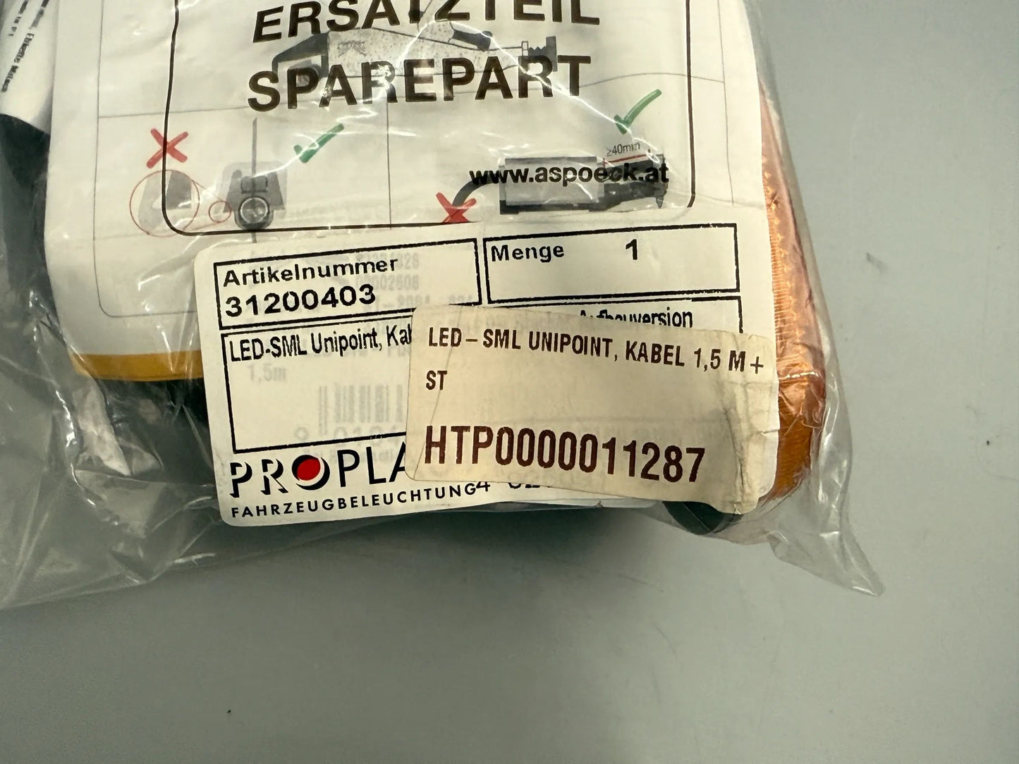 PROPLAST Fahrzeugbeleuchtung GmbH LED Seitenmarkierungsleuchte UNIPOINT 31200403