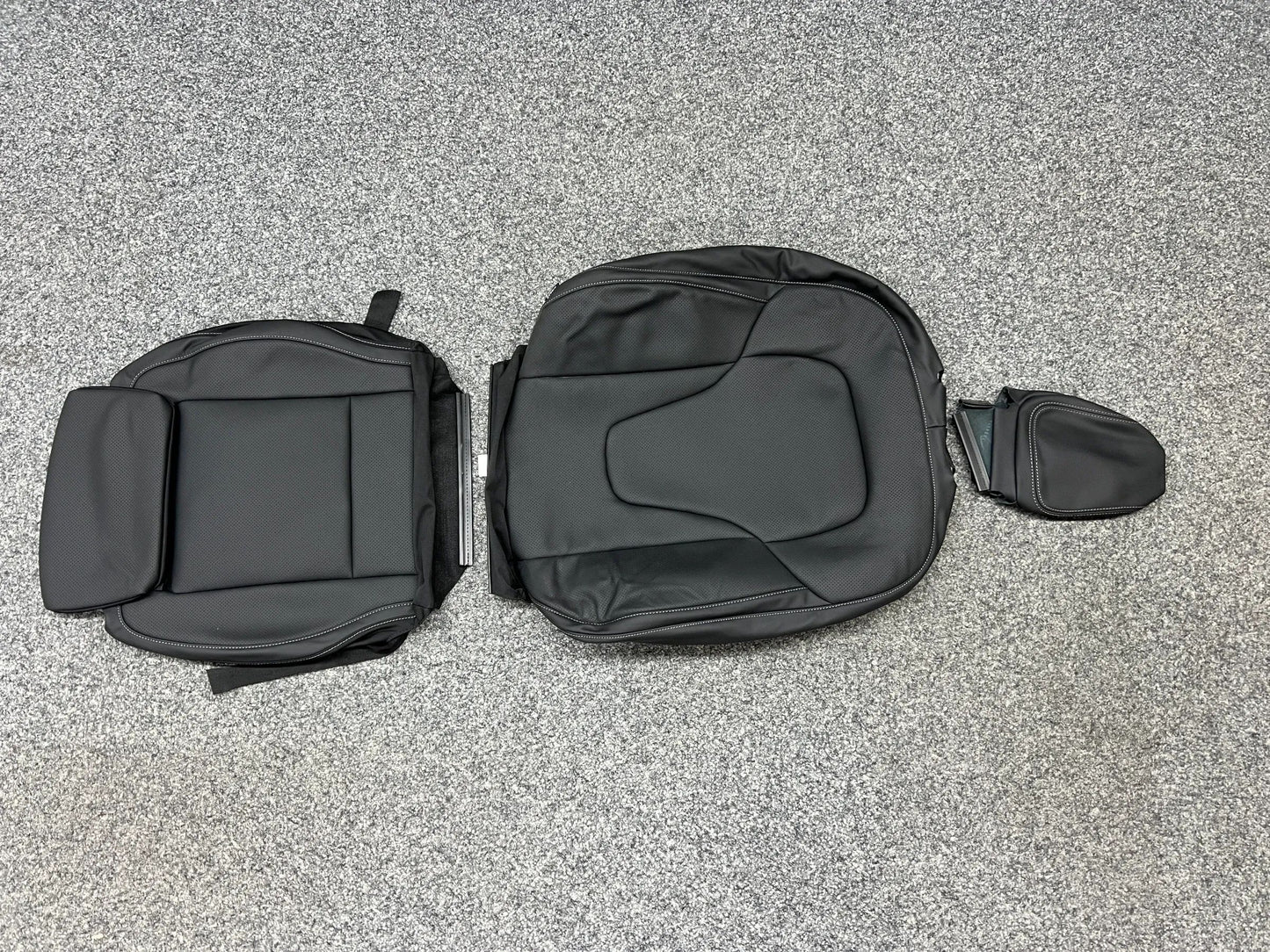 2 X Mercedes-Benz V-Klasse/Vito W447 Sitzbezug Komplett NAPPA-LEDER Schwarz NEU