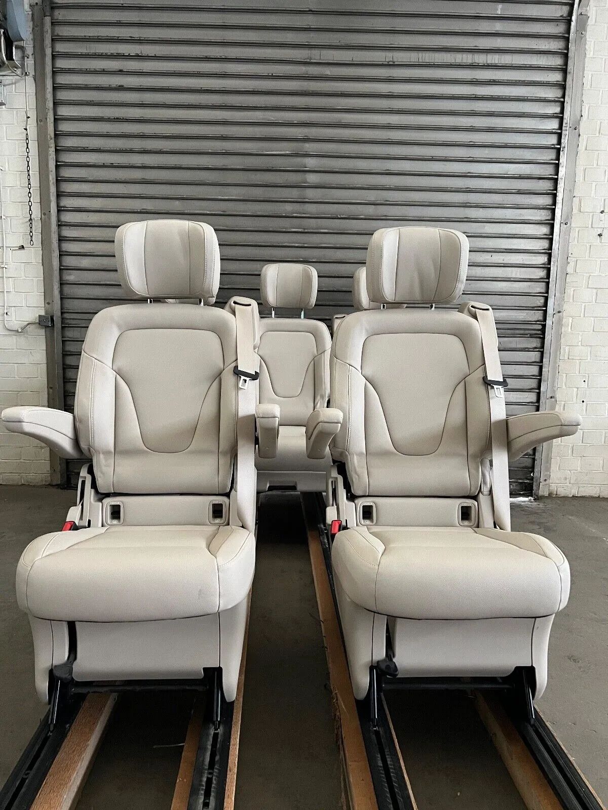 ORIGINAL Mercedes Benz W447/W448 V-Klasse/Vito 5-Sitze (2+3) Kunstleder BeigeNEU