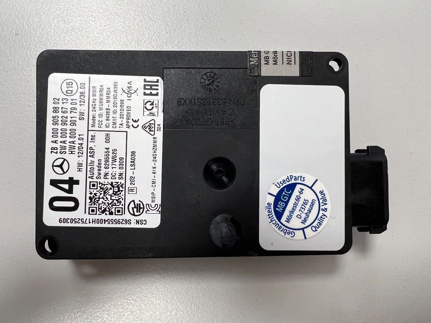 ORIGINAL Mercedes Benz Radarsensor A0009058802/A0009026713/A0009017901