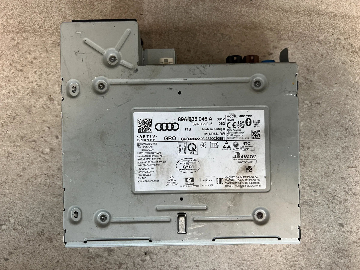 Original Audi Steuergerät 89A035046A / 89A035046G NEU