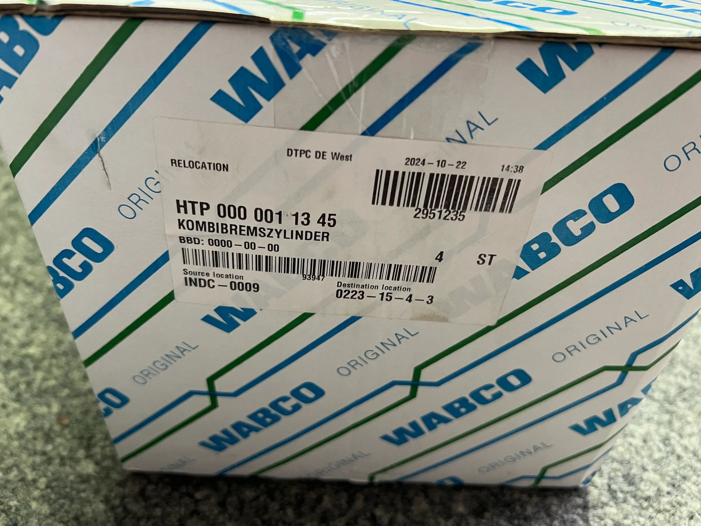 Original WABCO Kombi-Bremszylinder 9253840100 NEU