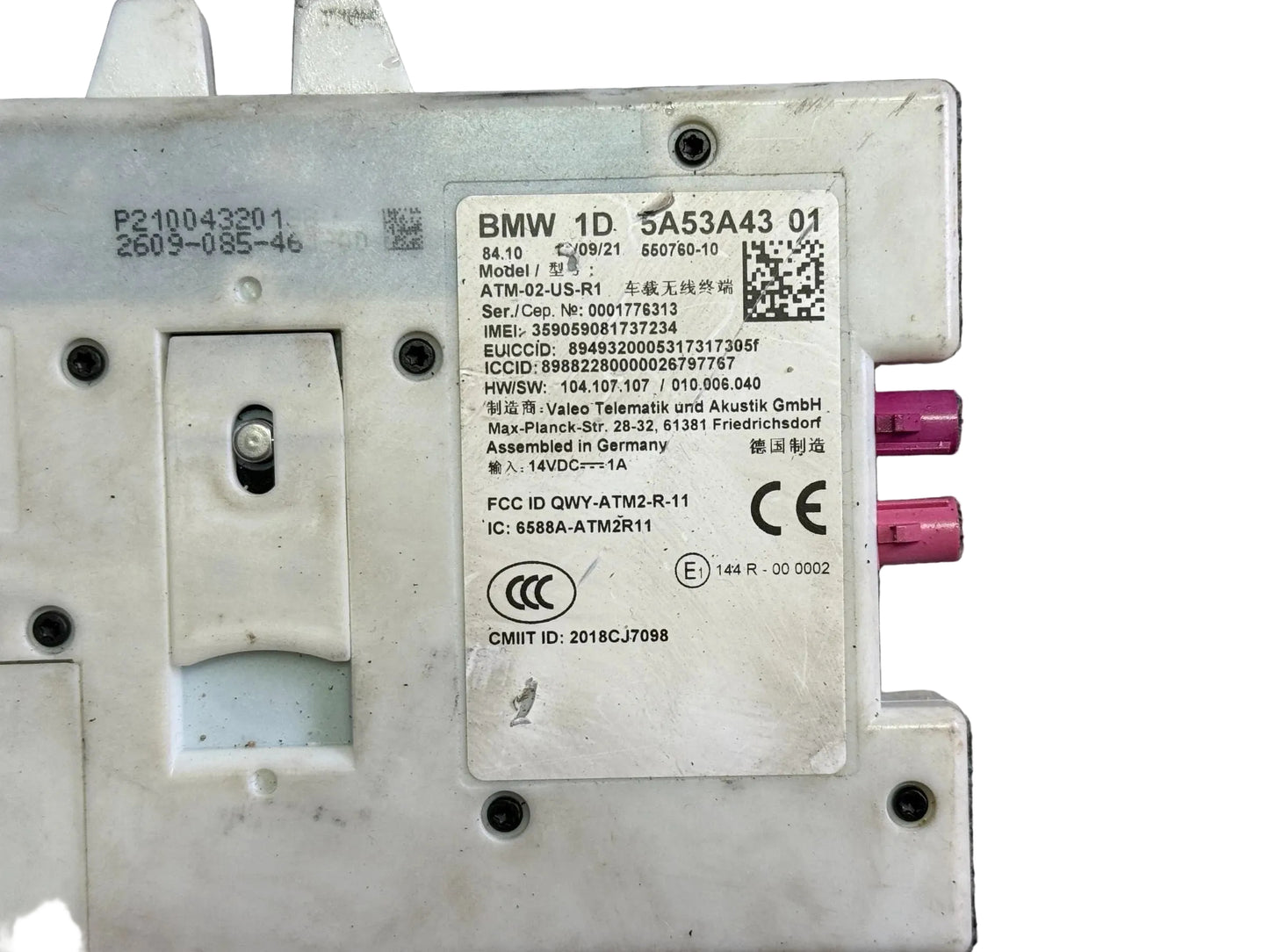 ORIGINAL BMW Steuergerät für die Telematik-Antenne 1D 5A53A43 NEU