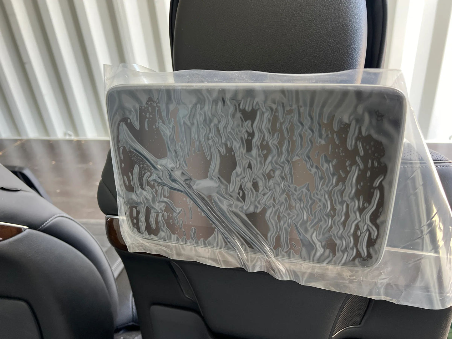 Original Mercedes-Benz S-KLASSE W222 SITZ LEDER SCHWARZ VORNE MIT FERNSEHER