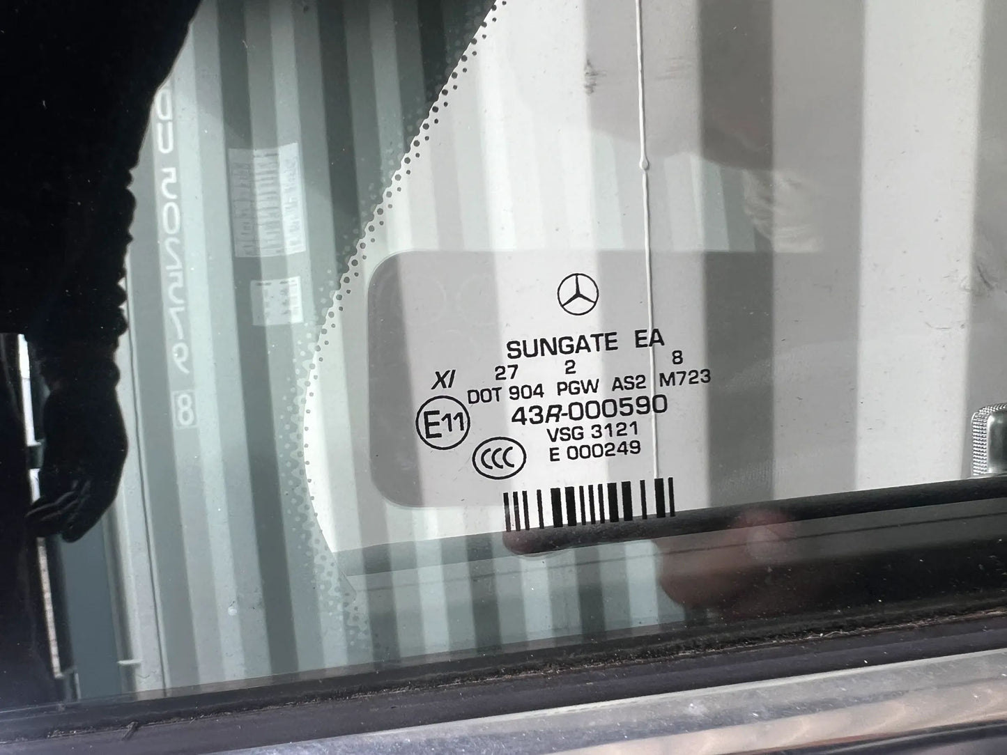 Original Mercedes-Benz S-KLASSE W222 TÜR HINTEN RECHTS 5998 BLAUANTHRAZIT NEU