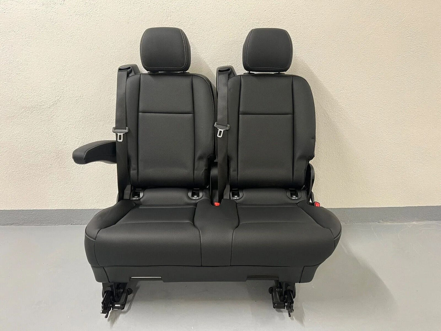 ORIGINAL Mercedes Benz W447 Vito/V-Klasse 2er Sitzbank Kunstleder mit Armlehne