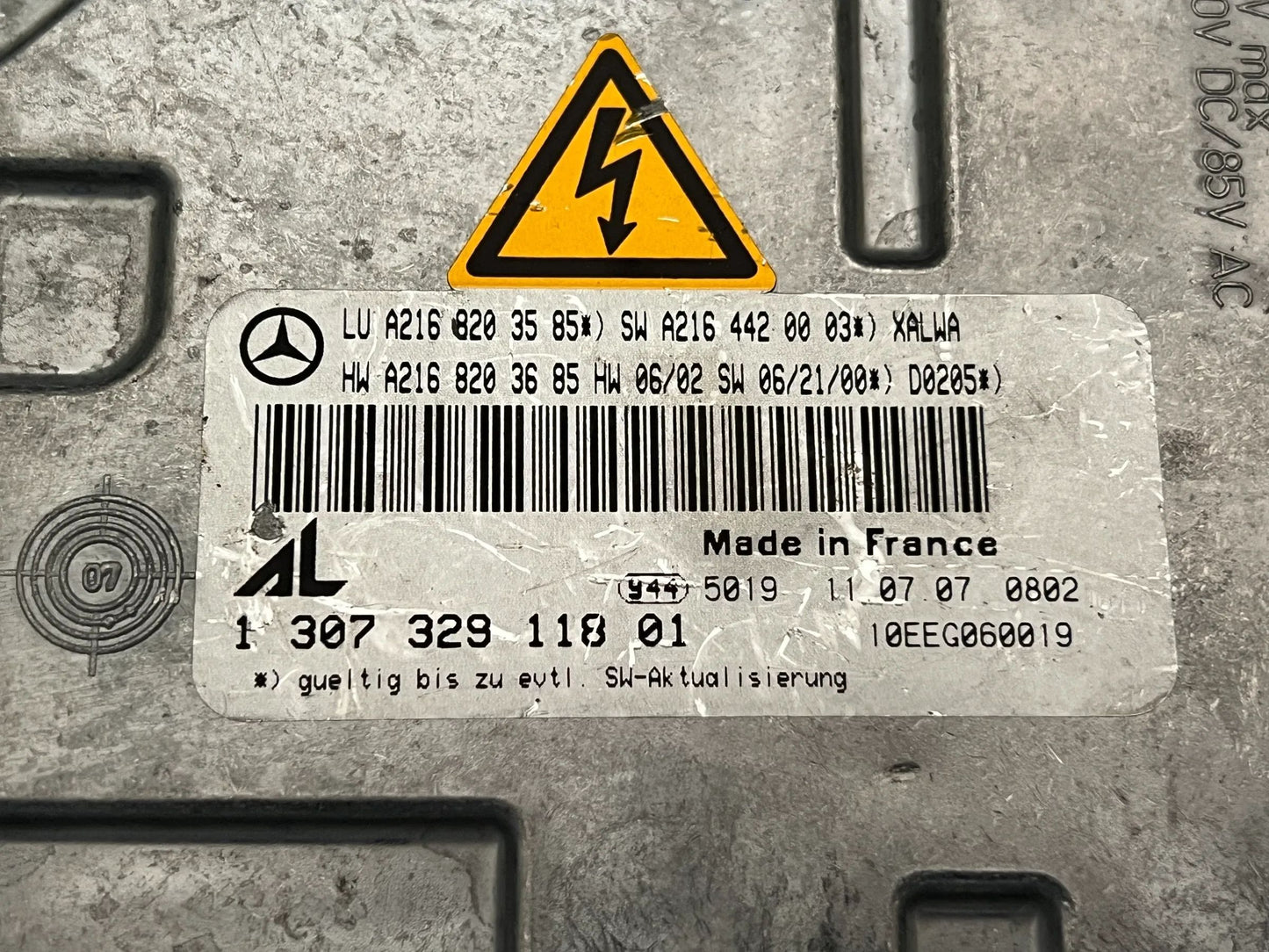 Mercedes-Benz W216/221 Steuergerät Leuchtweitenregulierung A2168203585
