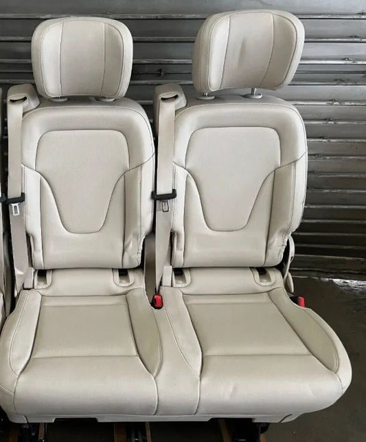 ORIGINAL Mercedes Benz W447/W448 V-Klasse/Vito 2er Sitzbank Kunstleder Beige NEU