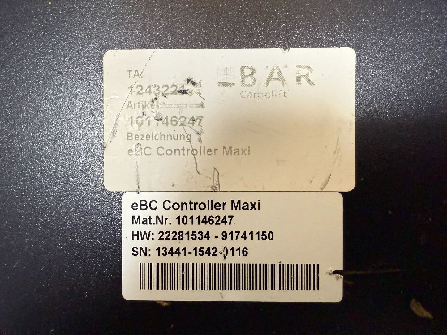 Original BÄR Cargolift eBC Controller Maxi 101146247 1243221 NEU