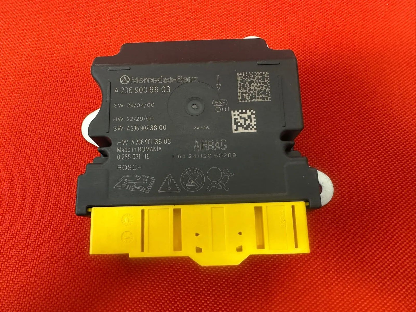 ORIGINAL MERCEDES BENZ W236 STEUERGERÄT AIRBAG MODUL A2369006603*A2369023800 NEU