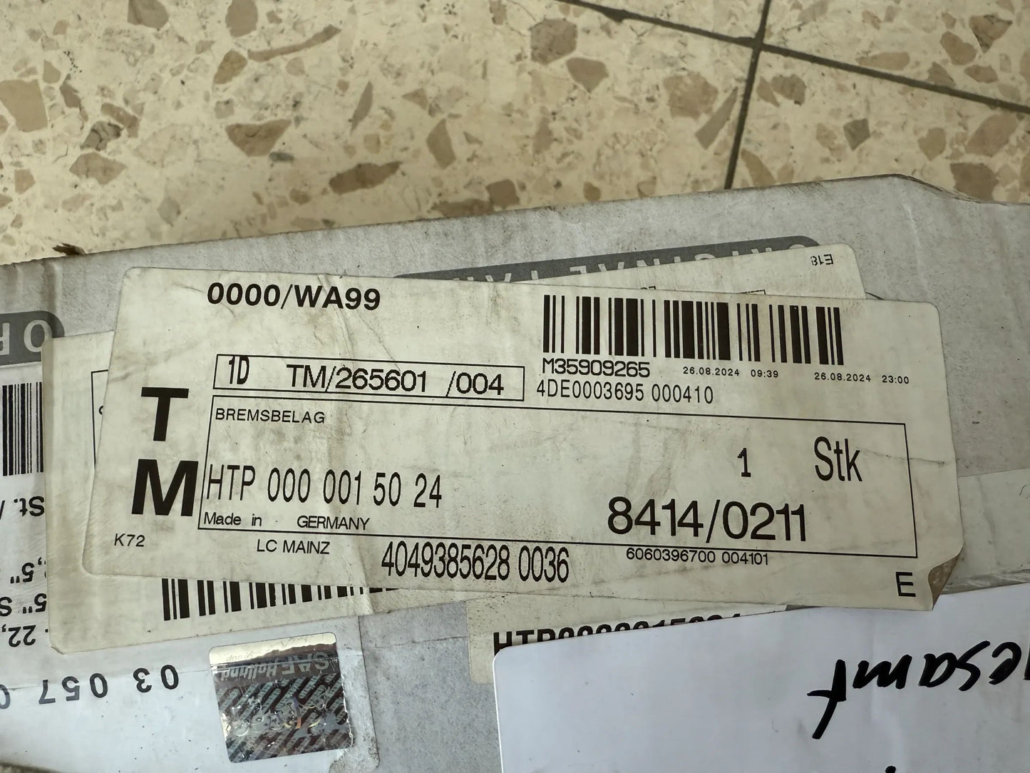 Original SAF Bremsbelag-Satz 22,5"' SK7 - 03057008501 NEU
