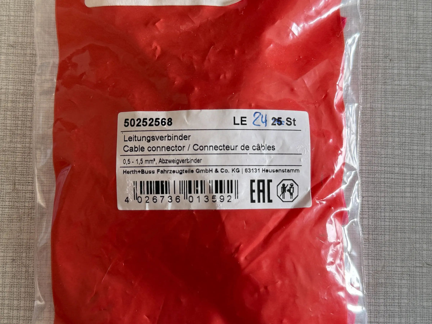 Original Herth+Buss Fahrzeugteile GmbH & Co. KG Leitungsverbinder 24st 50252568