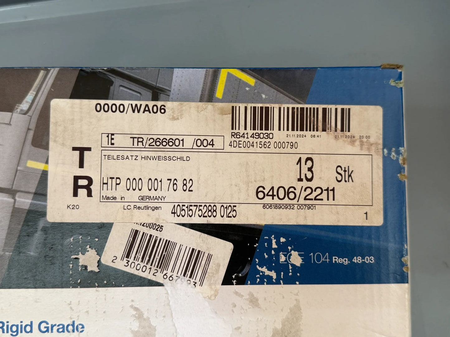 ORAFOL GmbH Konturmarkierung für LKW/Anhänger VC 104+ Rigid Grade Silber Neu