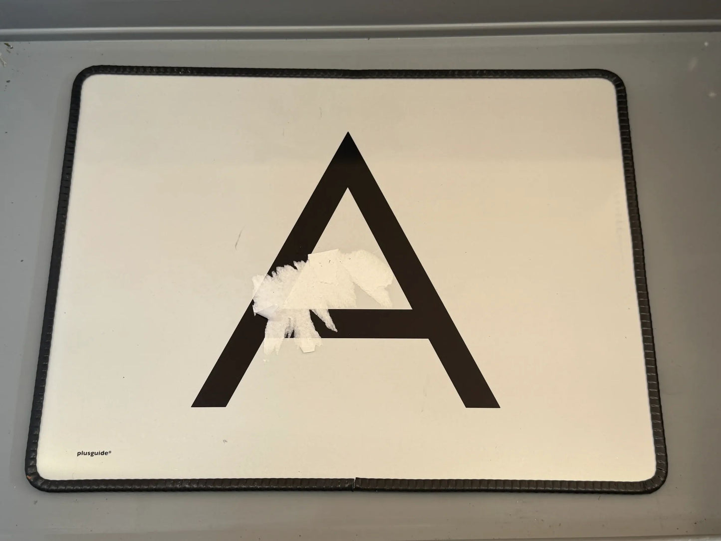 Witte Technology GmbH A-Warntafel weiß-schwarz Stahlblech (mit Kantenschutz) NEU