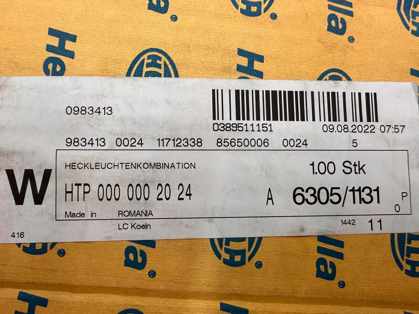Original Hella Heckleuchte Links 2VP 340 450-151 NEU