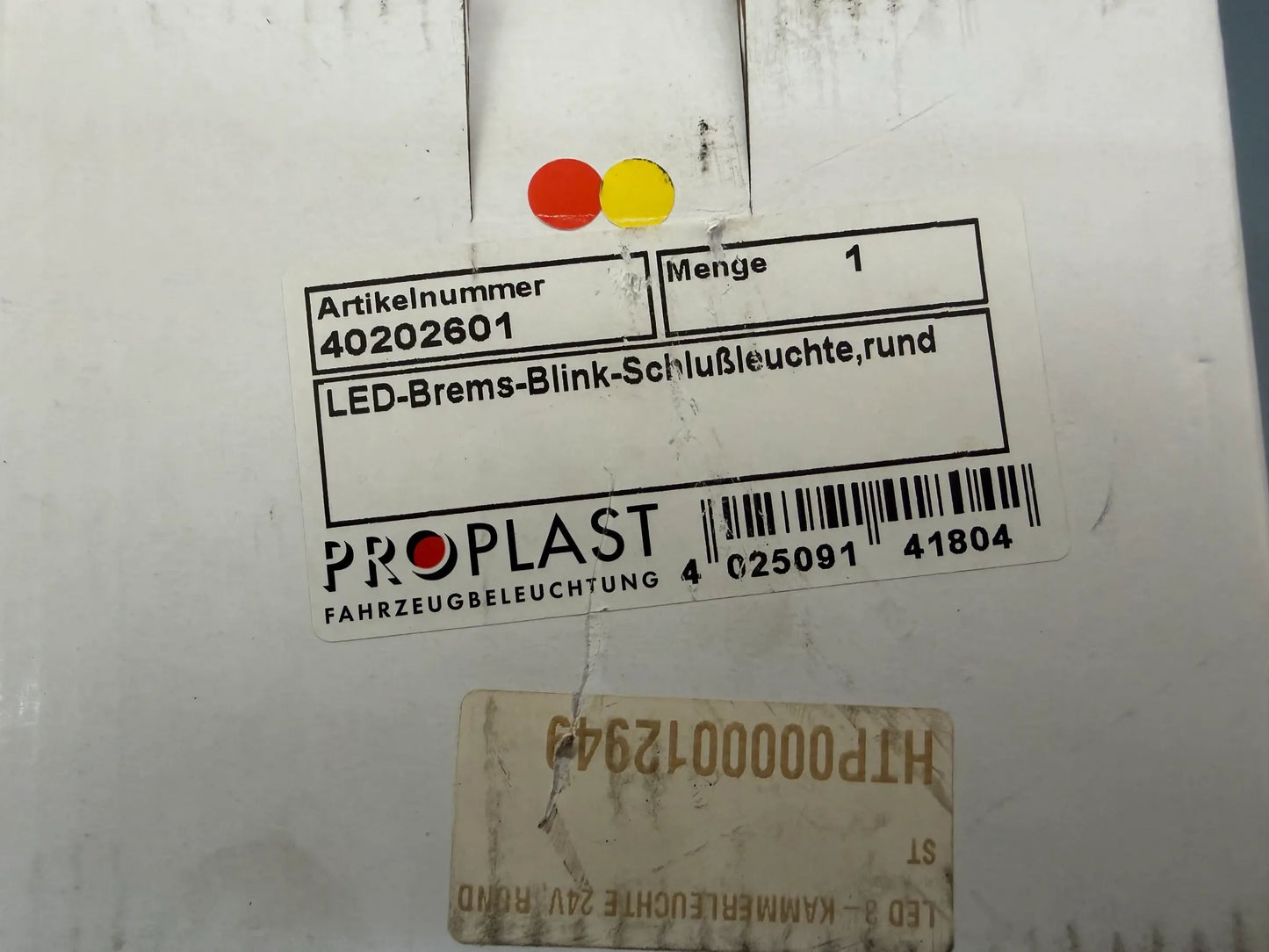 Original PROPLAST Fahrzeugbeleuchtung GmbH Heckleuchte 40202601 NEU