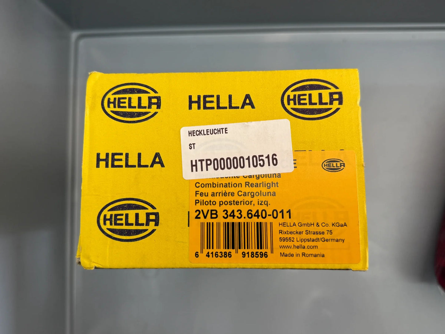 Original Hella Heckleuchte Links 2VB 343 640-011 NEU
