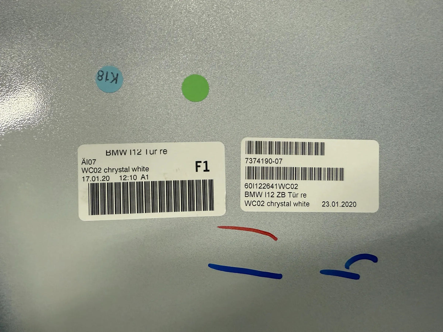 Original BMW i12 i15 i8 Tür rechts 7374190 NEU