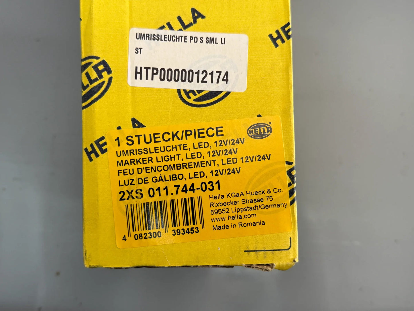 Original Hella Umrissleuchte Links 2XS 011 744-031 NEU