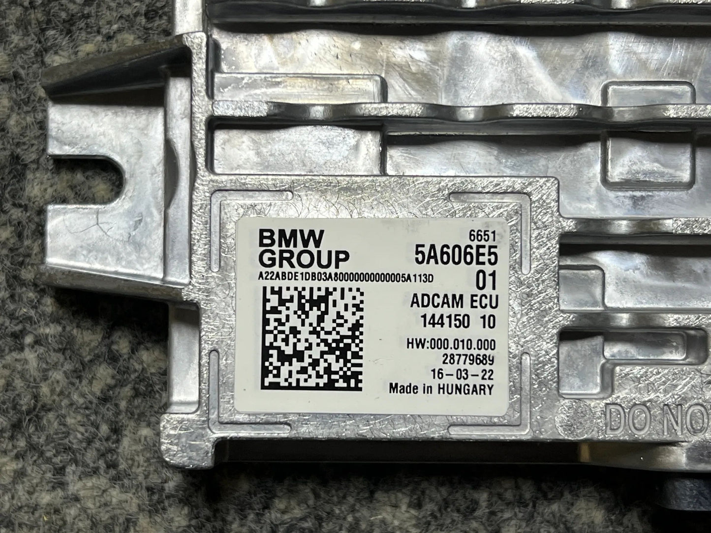 Original BMW ADCAM Steuergerät Frontkamera AR 5A606E5 NEU