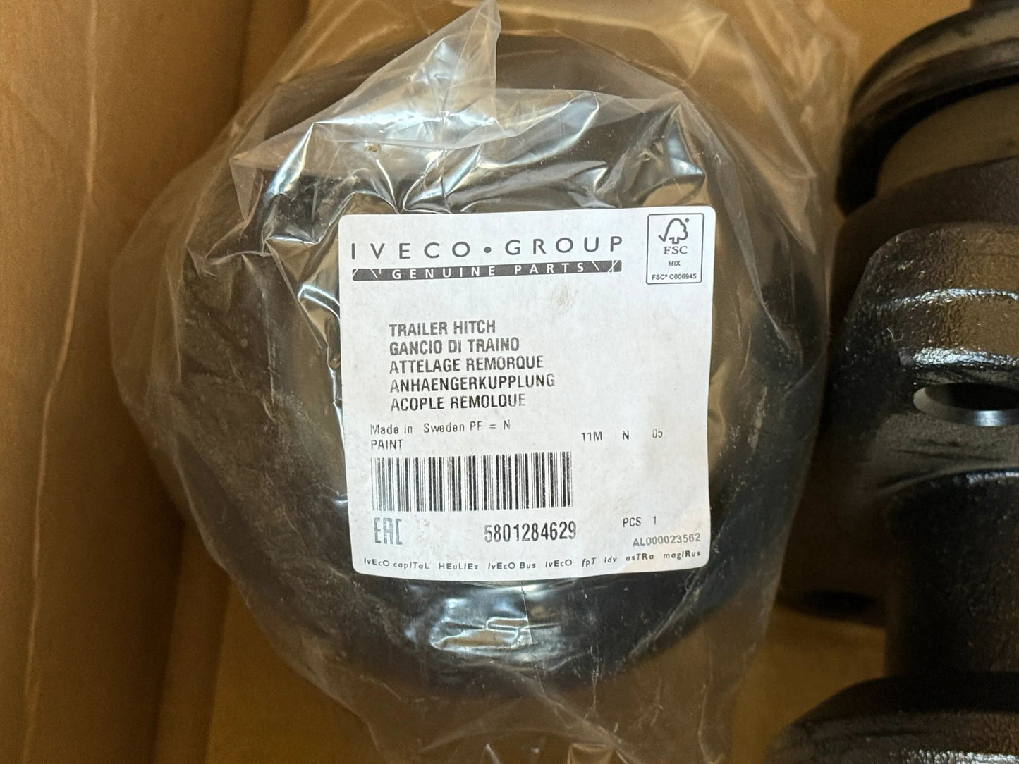 Iveco/Ringfeder Anhängerkupplung Bolzenkupplung 5801284629 55R-016291 4040/G145