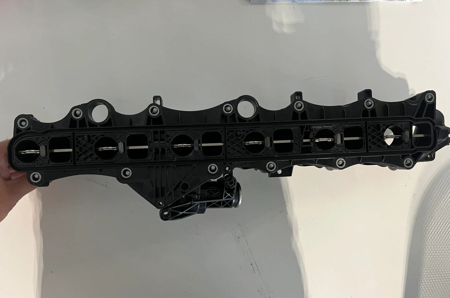 Mercedes Benz OM656 Ansaugbrücke Ladeluftverteiler+Stellmotor A6560900500