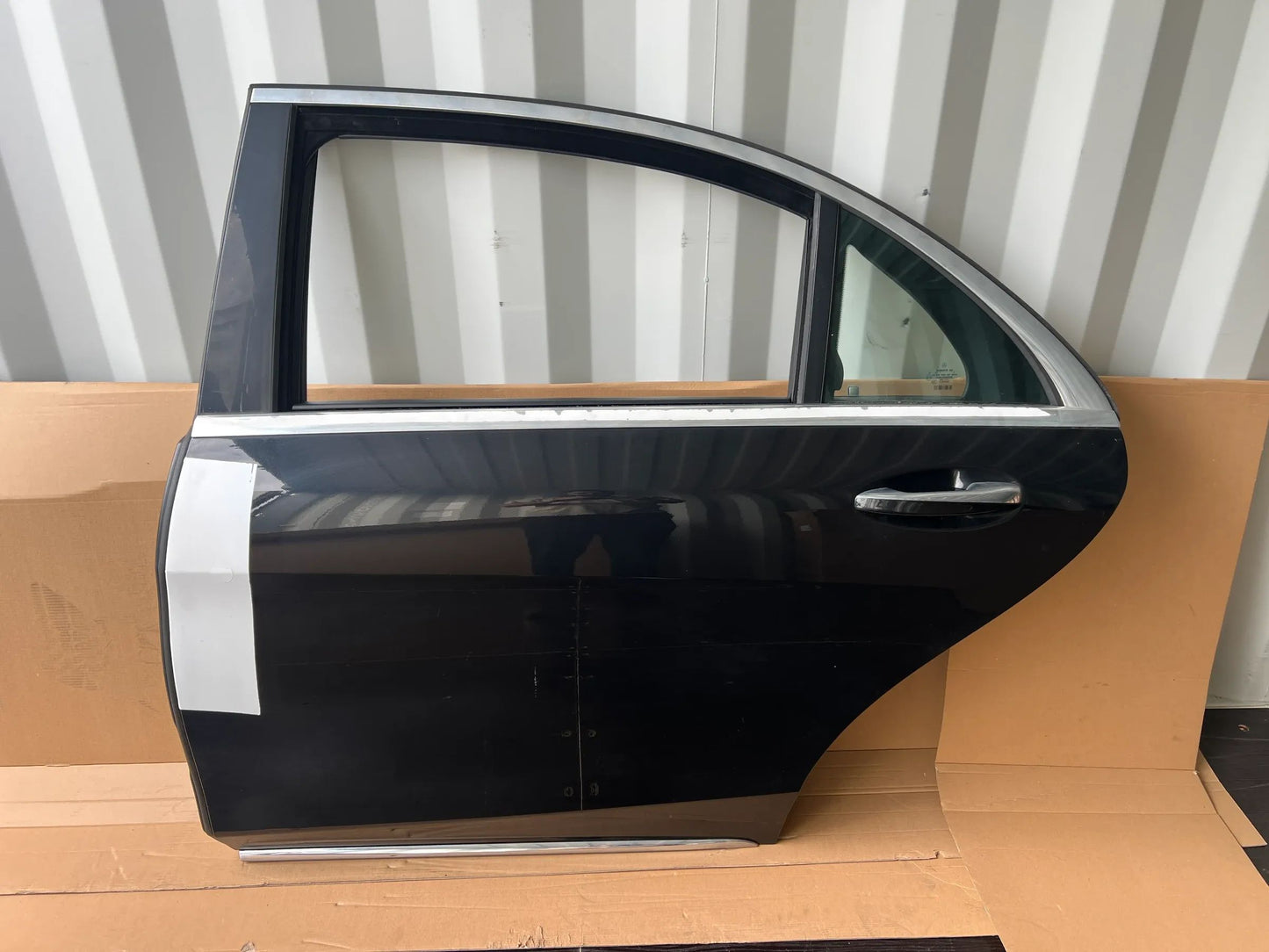 Original Mercedes-Benz S-KLASSE W222 TÜR HINTEN LINKS 9197 OBSIDIANSCHWARZ NEU