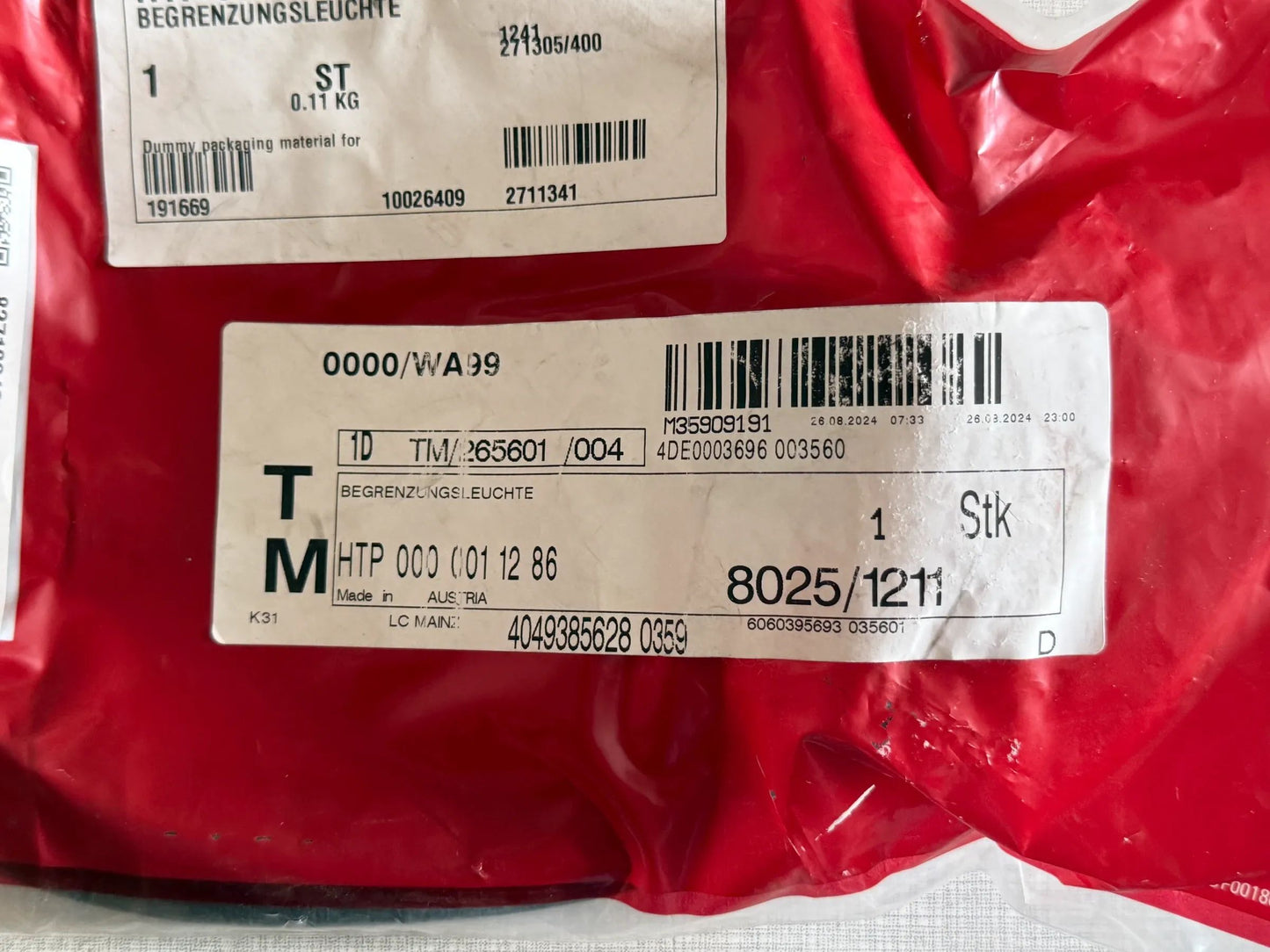 Original Herth+Buss Fahrzeugteile GmbH & Co. KG Begrenzungsleuchte 82710342 NEU