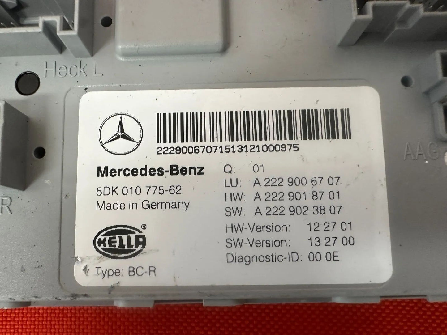 Original OE MERCEDES-BENZ Steuergerät SAM/SRB hinten A2229006707 NEU
