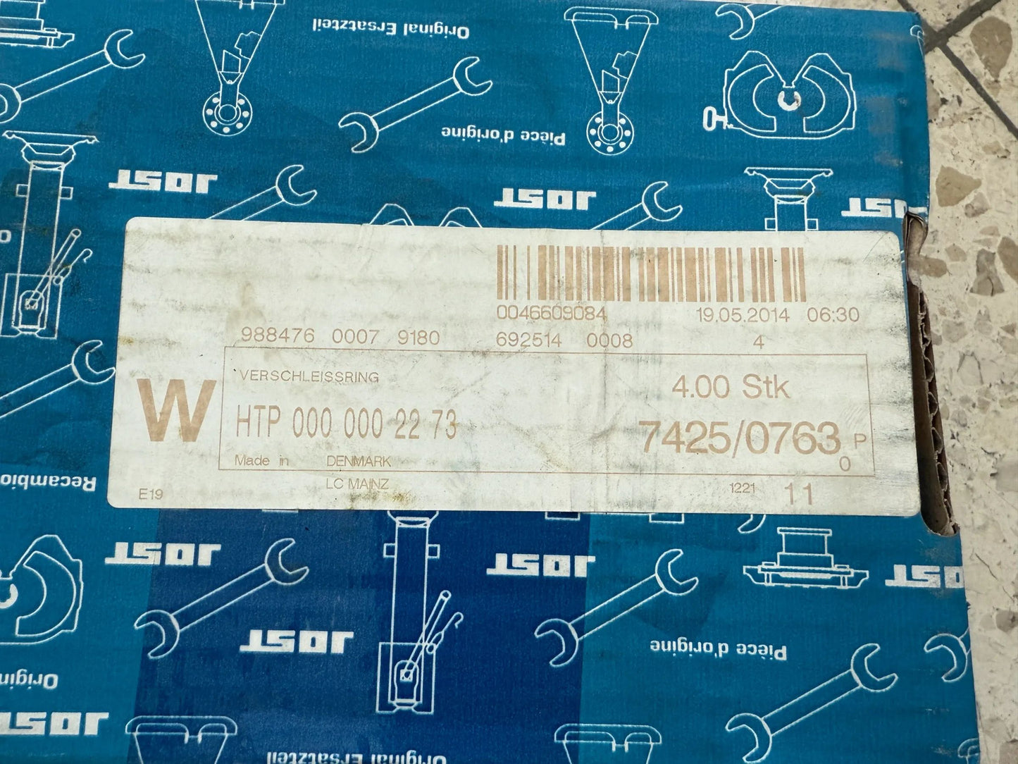 Original JOST Verschleißteil m. Befestigungsring SK 3105-94 NEU