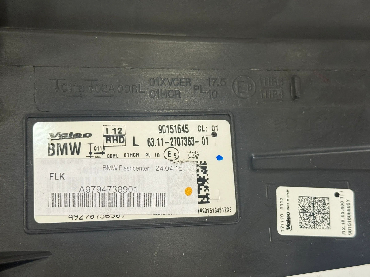 Original BMW i12 i15 i8 LED Scheinwerfer mit Steuergerät mit Blinklicht 2707363