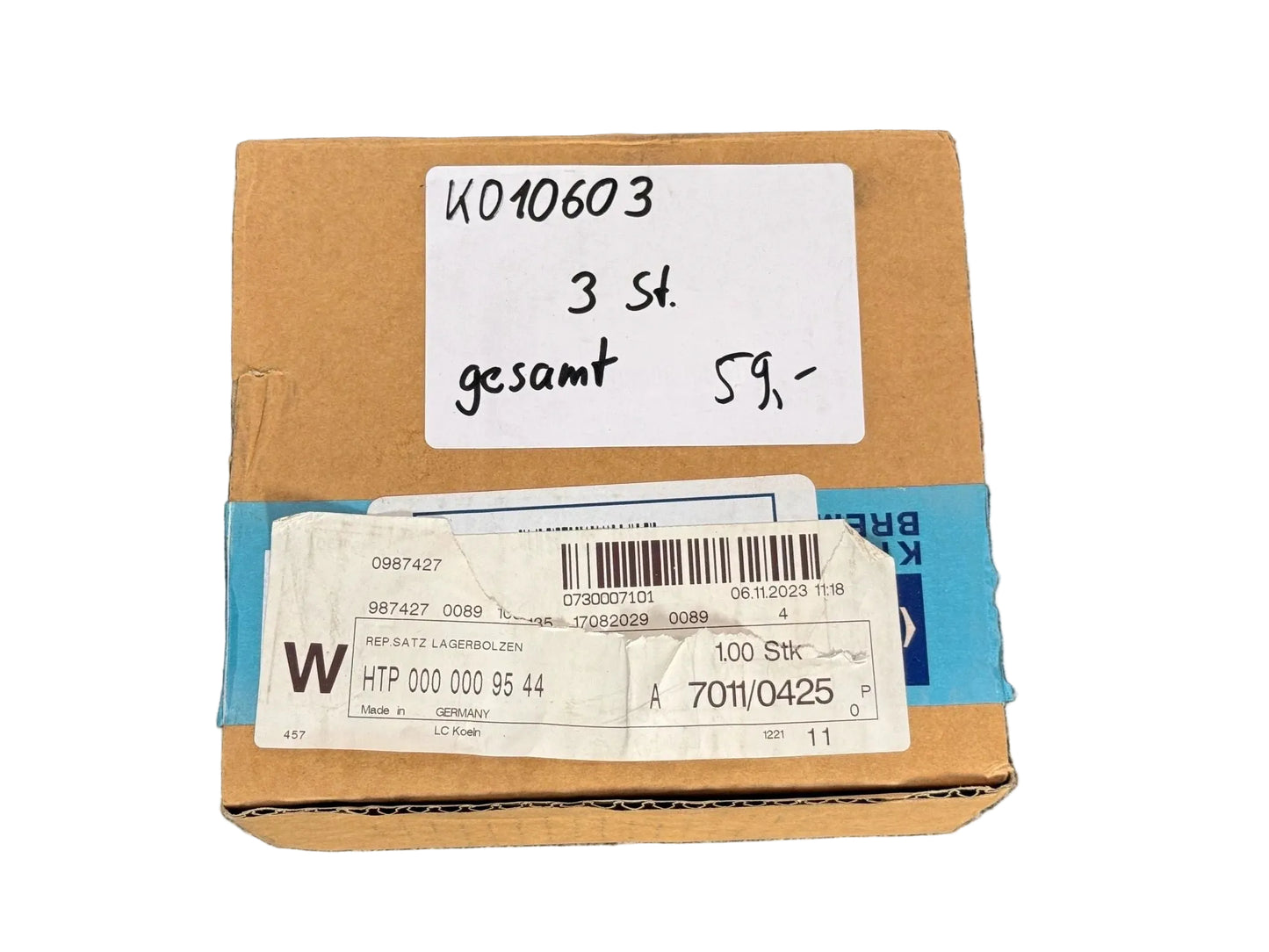 Original KNORR-BREMSE Druckstücksatz Rep- Satz Lagerbolzen K010603 NEU