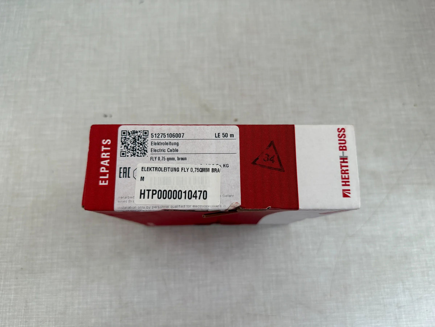 Original Herth+Buss Fahrzeugteile GmbH & Co. KG Elektrokabel 50m 51275106007 NEU