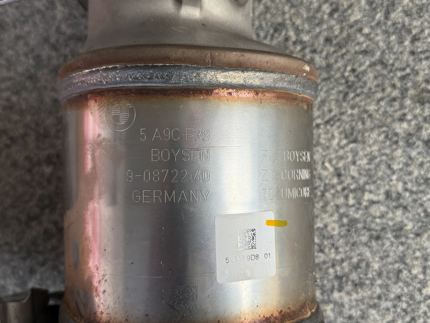 Original BMW Dieselpartikelfilter (DPF) Katalysator 90872240 NEU
