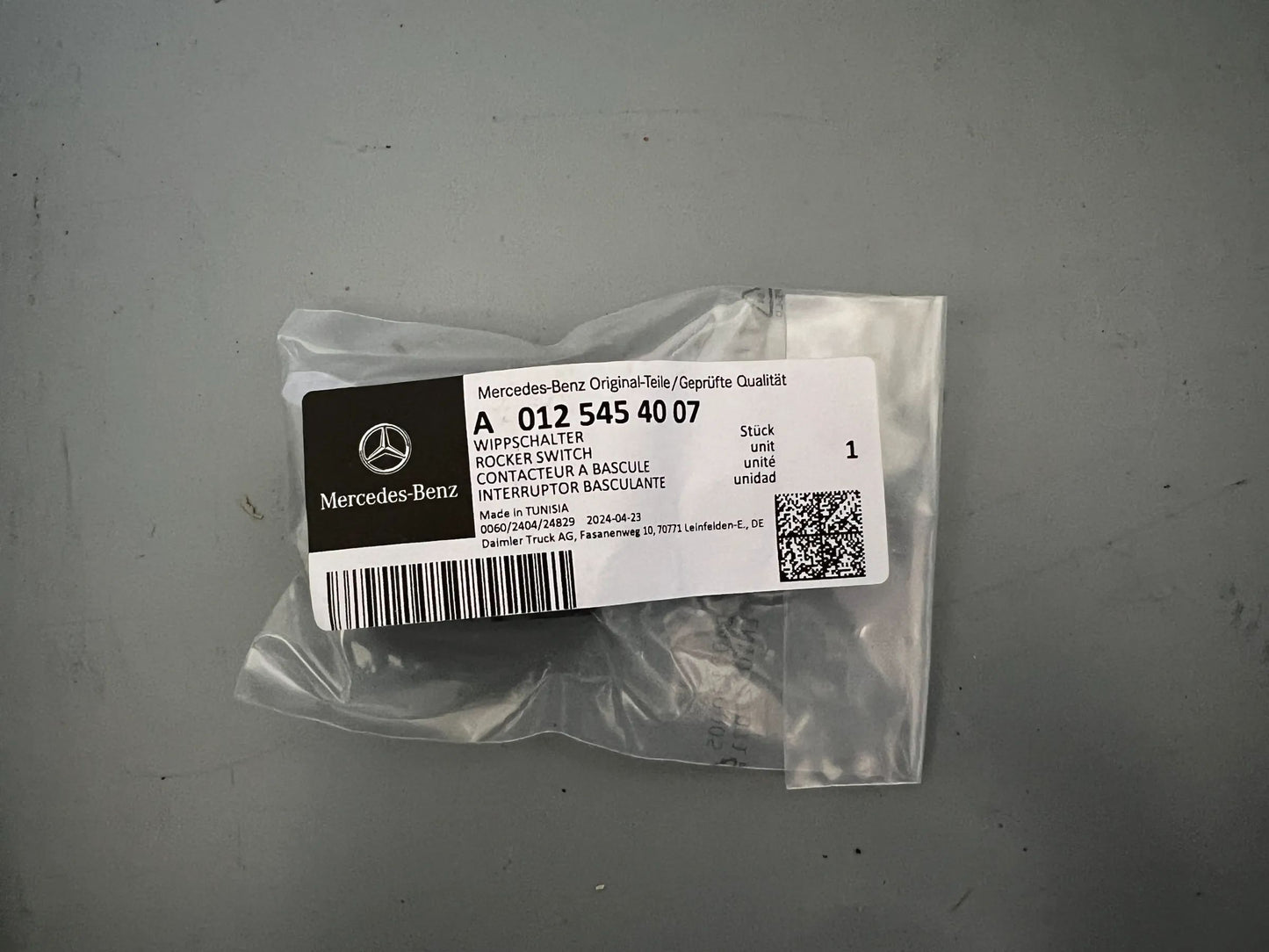 Original Mercedes-Benz Wippschalter A0125454007 NEU