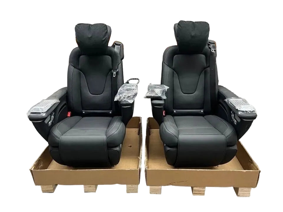 Mercedes Benz V-Klasse/Vito W447/W448 Kopfstütze LUXUS SITZ Schwarz NAPPA LEDER