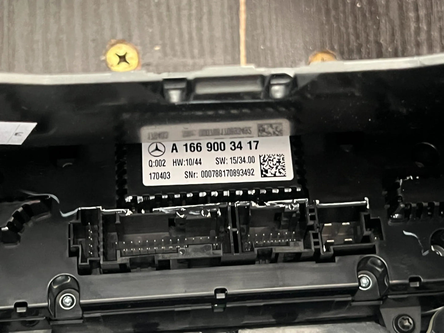 ORIGINAL MERCEDES BENZ ML/GLE W166 ARMATURENBRETT / COCKPIT NEU
