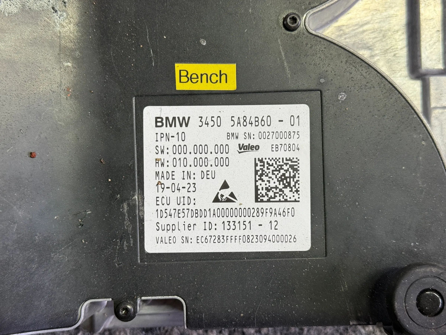 ORIGINAL BMW Valeo Motorsteuergerät 34505A84B60 NEU