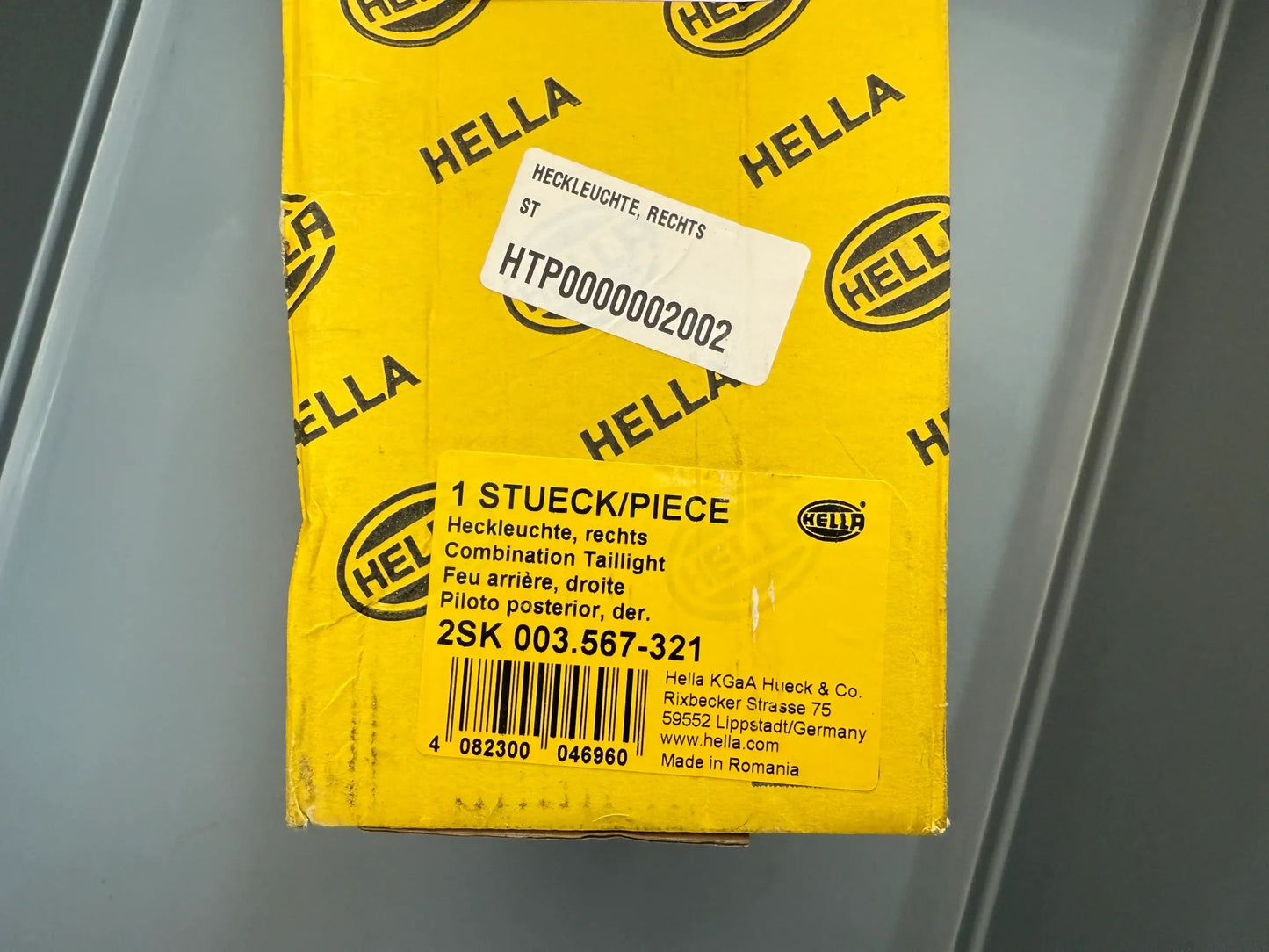 Original Hella Heckleuchte Rechts 2SK 003 567-321 NEU