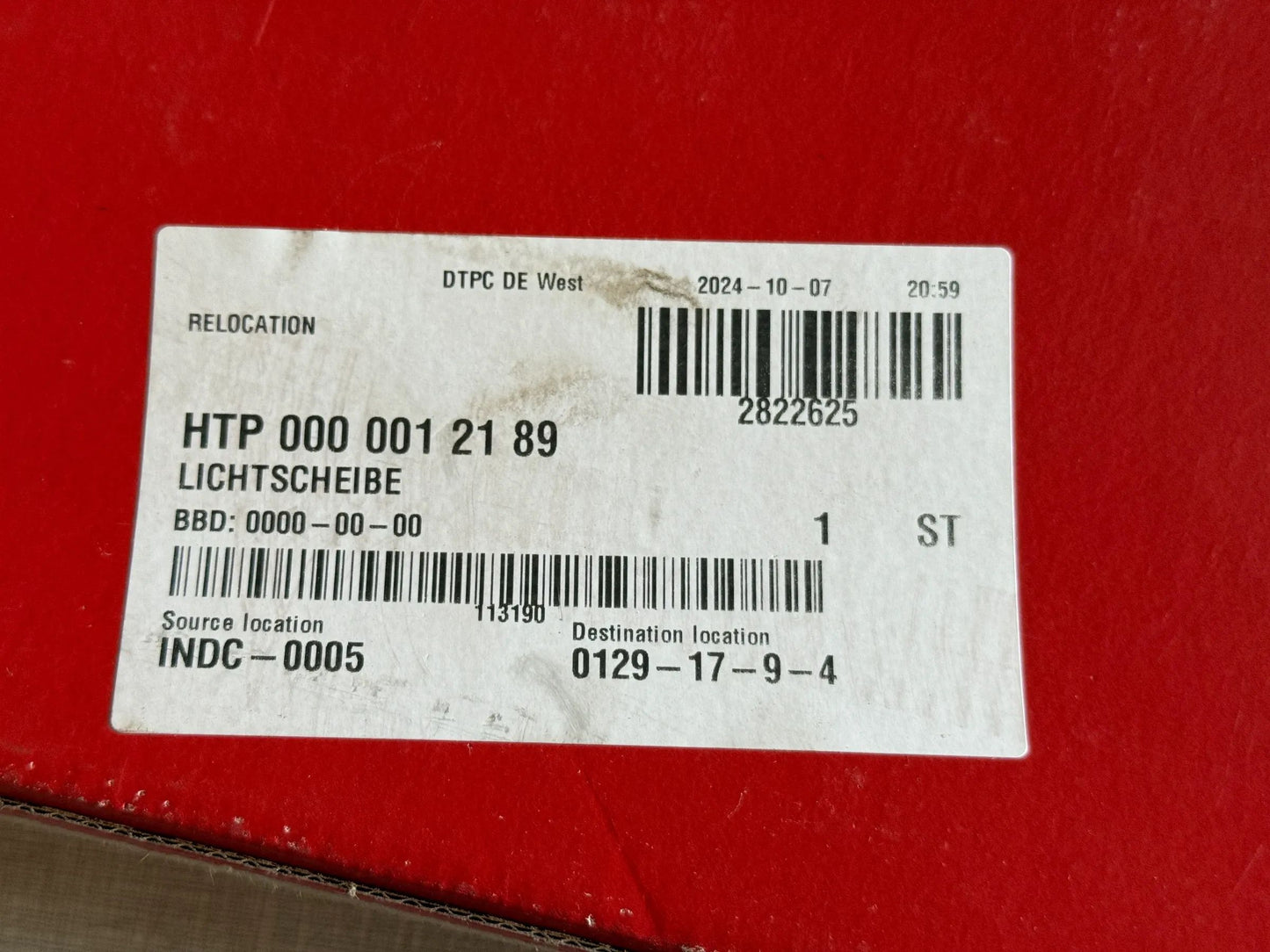 Original Herth+Buss Fahrzeugteile GmbH & Co. KG Rücklichtglas 83832159 NEU