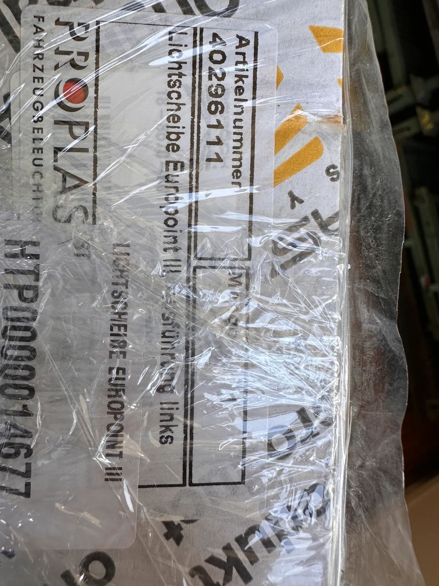 PROPLAST Fahrzeugbeleuchtung GmbH Lichtscheibe EUROPOINT III Rechts 4029611 NEU
